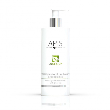 APIS Acne-Stop oczyszczający tonik antybakt. z zieloną herbatą 500ml